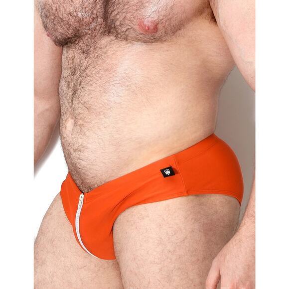Dark Room Easy Access Bikini Sunset Orange Swim Speedo XS X-Small - Picture 5 of 9